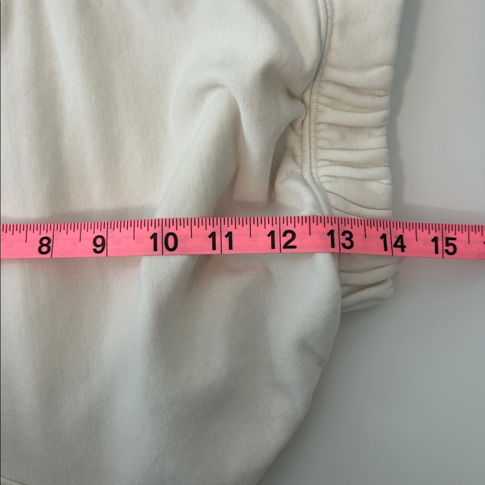 Bo & Tee off-white Zip-Up Cropped Hoodie Small - Picture 8 of 9